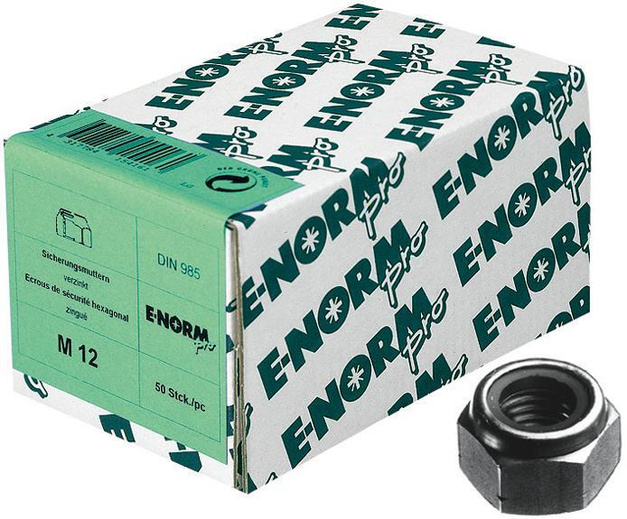 Sicherungsmutter DIN 985 M16 A2 E-NORMpro 25 Stück 1 Sicherungsmutter DIN 985 M16 A2 E-NORMpro 25 Stück
