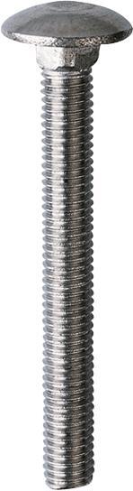 Flachrundschraube DIN 603 M 6x 80 A2 E-NORMpro 100 Stück 1 Flachrundschraube DIN 603 M 6x 80 A2 E-NORMpro 100 Stück