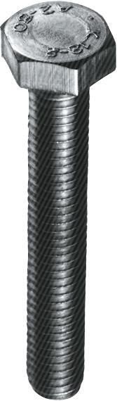 Sechskantschraube DIN 933 M10x100 A2 E-NORMpro 25 Stück 1 Sechskantschraube DIN 933 M10x100 A2 E-NORMpro 25 Stück