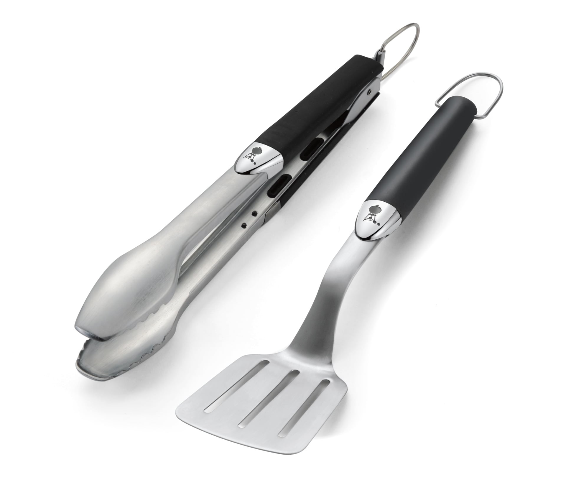 Grillbesteck Kompakt 2-teilig, Edelstahl, schwarz 1 Grillbesteck Kompakt 2-teilig, Edelstahl, schwarz