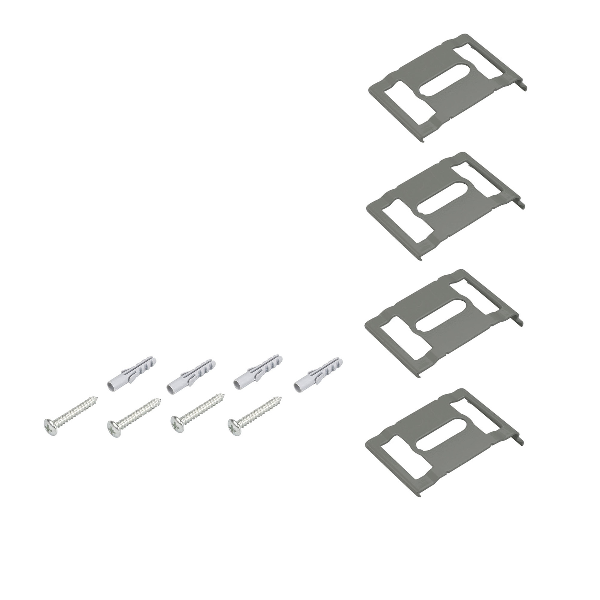 Deckenclip für Flächenvorhangschienen Schiebevorhang 1 Deckenclip für Flächenvorhangschienen Schiebevorhang