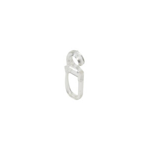 Faltenlegehaken für 16mm-Stilringe, glasklar
