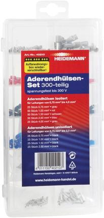 Aderendhülsen Set 300 St. Box, wiederverw. 1 Aderendhülsen Set 300 St. Box, wiederverw.