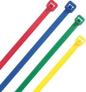 Kabelbinder farbig sort. 300x4,8mm.100 St.Heideman