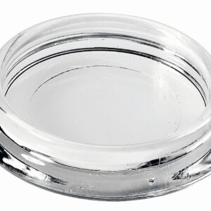 Möbeluntersetzer, rund,, Ø 40 / 55 mm, Kunststoff, glasklar
