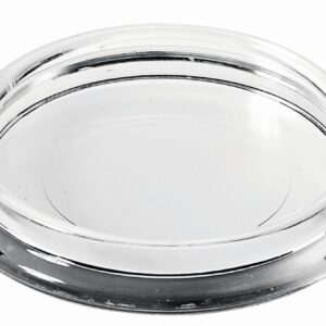 Möbeluntersetzer, rund,, Ø / 50 mm, Kunststoff, glasklar