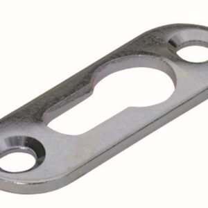 Schrankaufhänger für Linsenkopfschrauben, 62 x 19 x 2 mm, Stahl, verzinkt