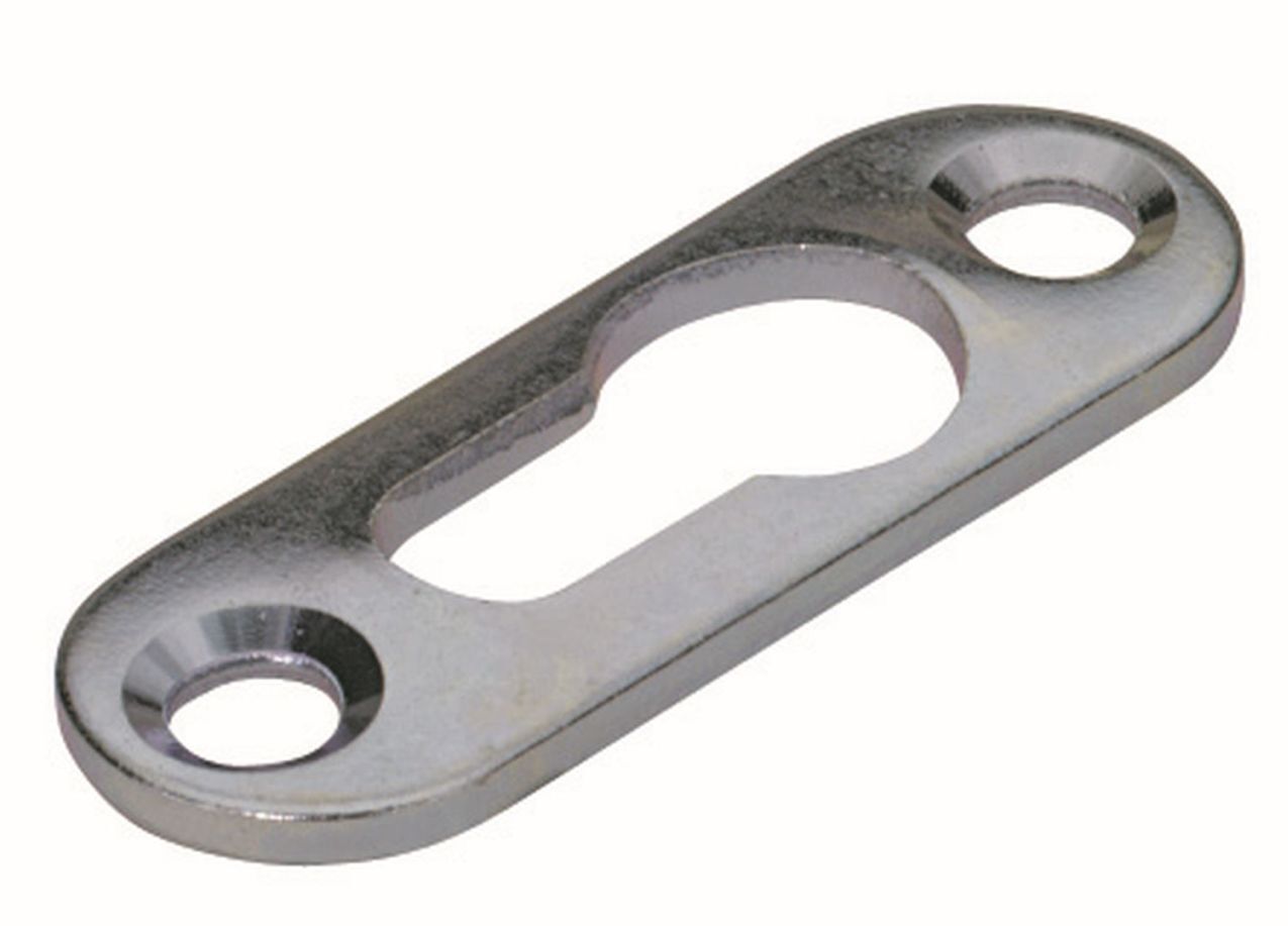 Schrankaufhänger für Linsenkopfschrauben, 62 x 19 x 2 mm, Stahl, verzinkt