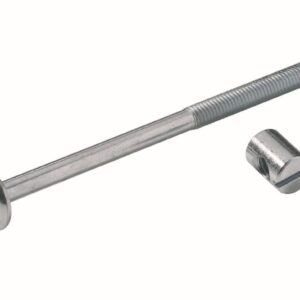 Verbindungsbeschlag mit Kloben, Flachkopf, M6 x 100 mm, Stahl, verzinkt