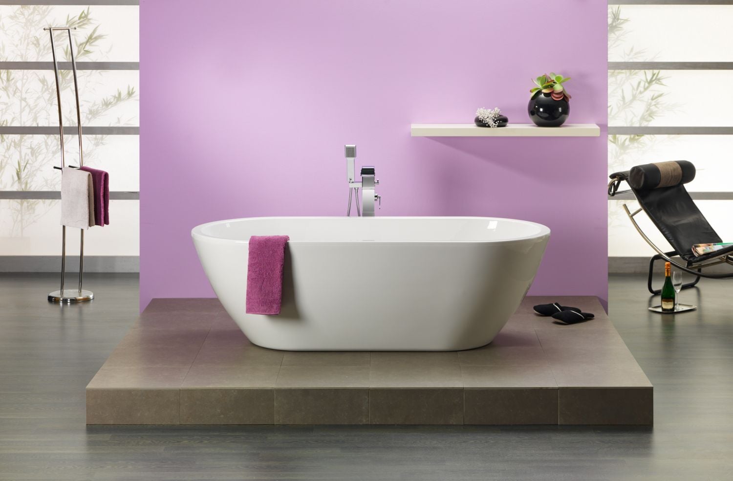 Freistehende Badewanne Carney, 1900x895/450mm, weiß 1 Freistehende Badewanne Carney, 1900x895/450mm, weiß