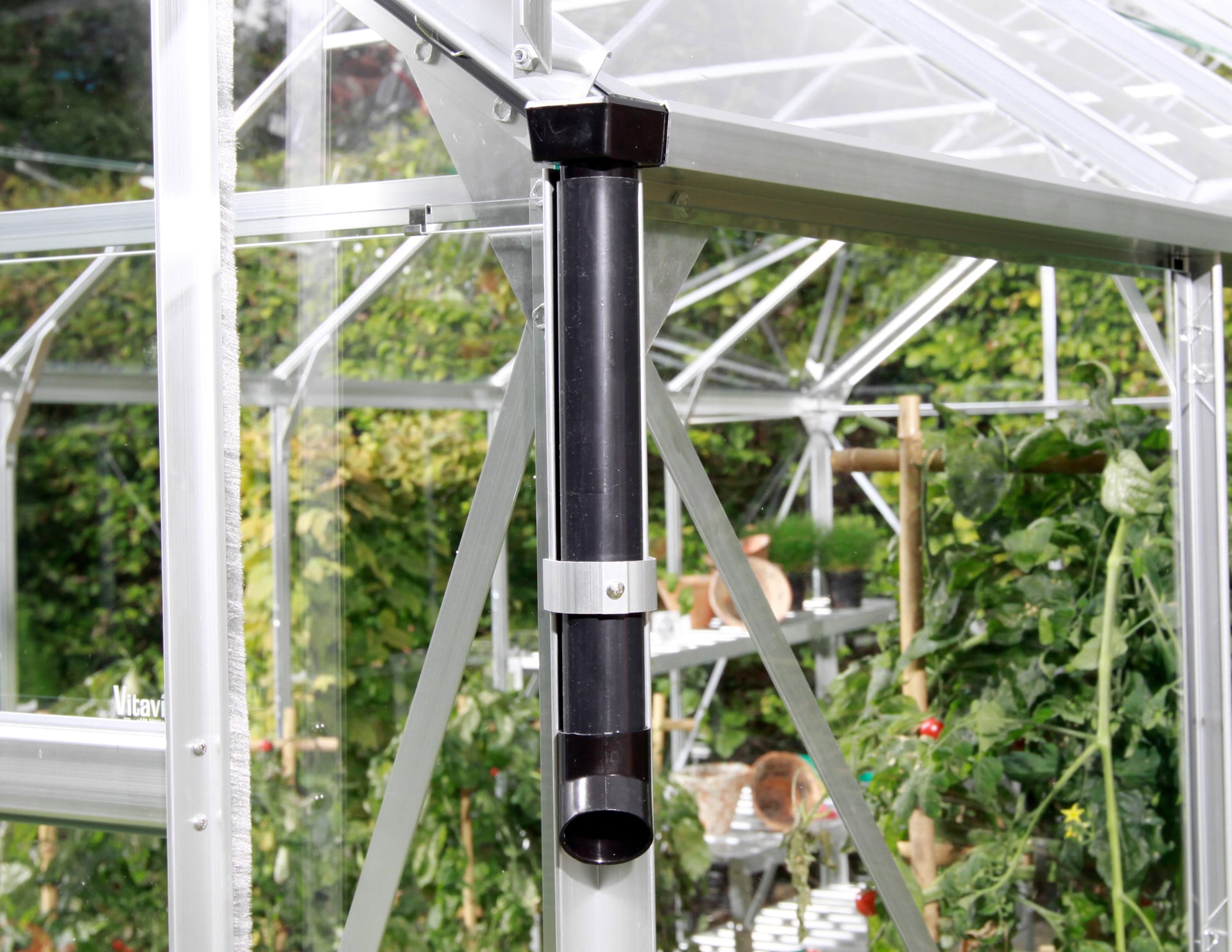 Regenfallrohr-Set aus PVC 1 Regenfallrohr-Set aus PVC