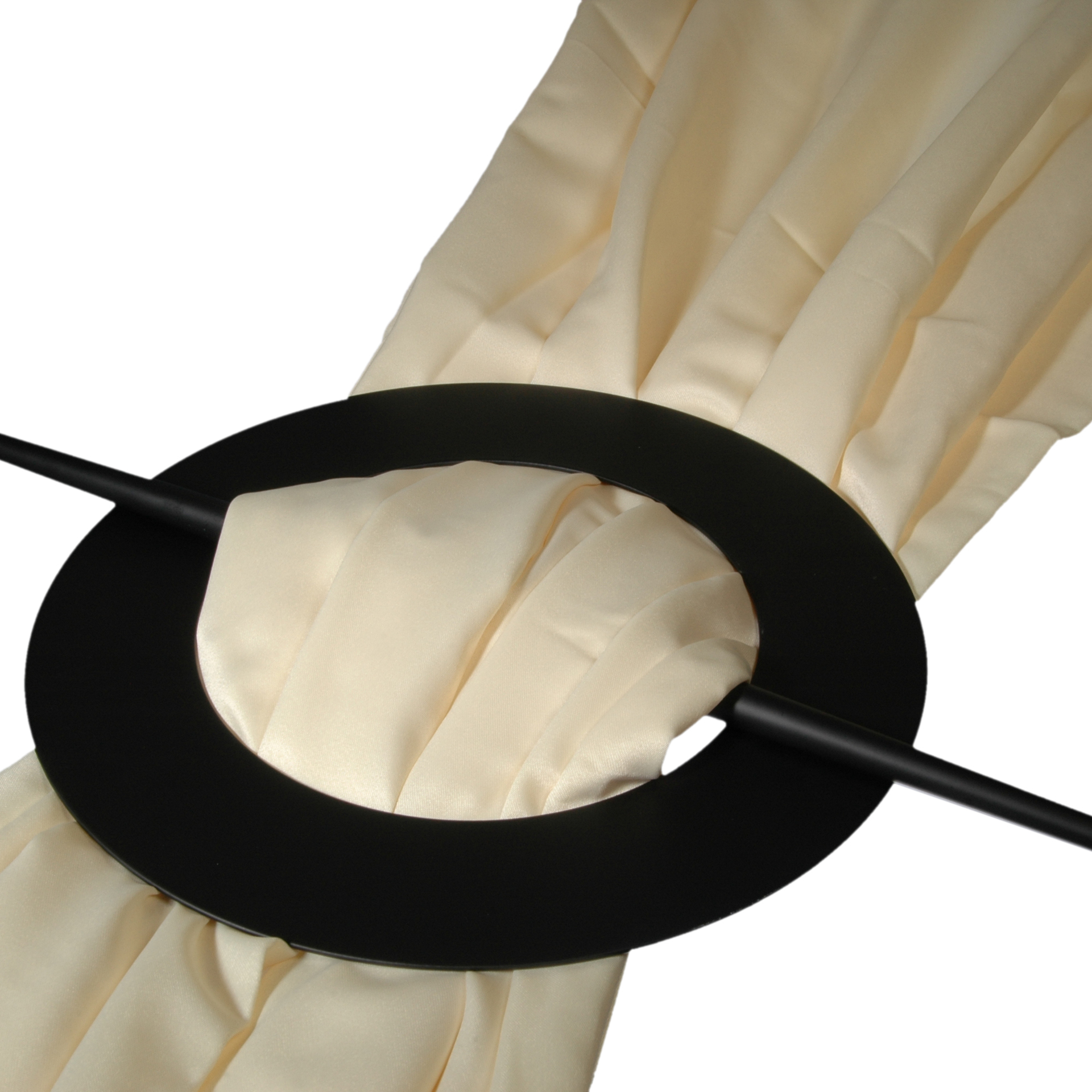 Deko-Ring mit Pfeil für Gardinen 1 Deko-Ring mit Pfeil für Gardinen