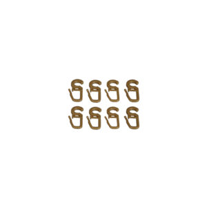 Faltenlegehaken für Gardinenringe für 16 mm Ringe