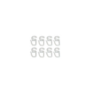 Faltenlegehaken für Gardinenringe für 16 mm Ringe