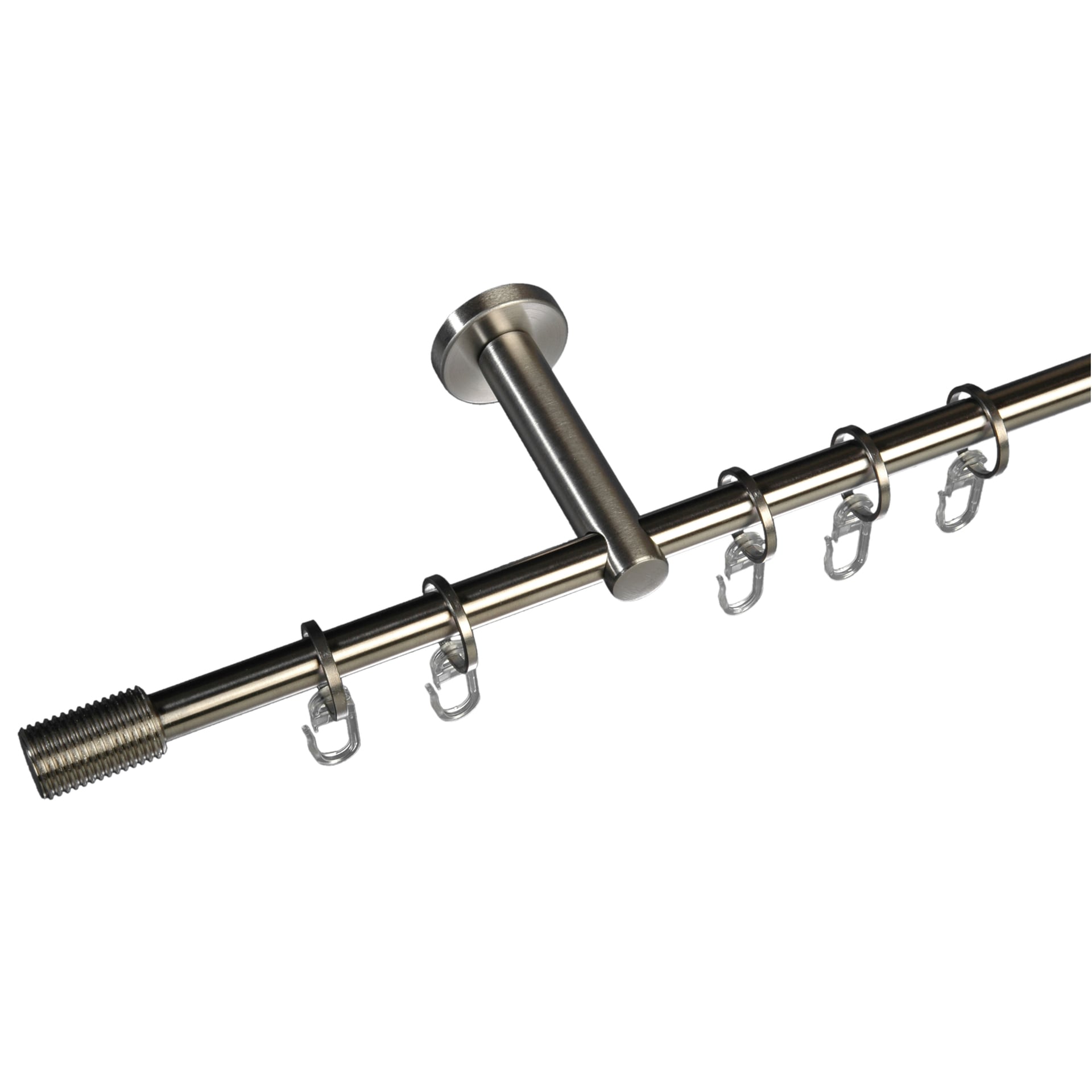 Gardinenstange Screw 12 mm Stilgarnitur aus Edelstahl 1 Gardinenstange Screw 12 mm Stilgarnitur aus Edelstahl