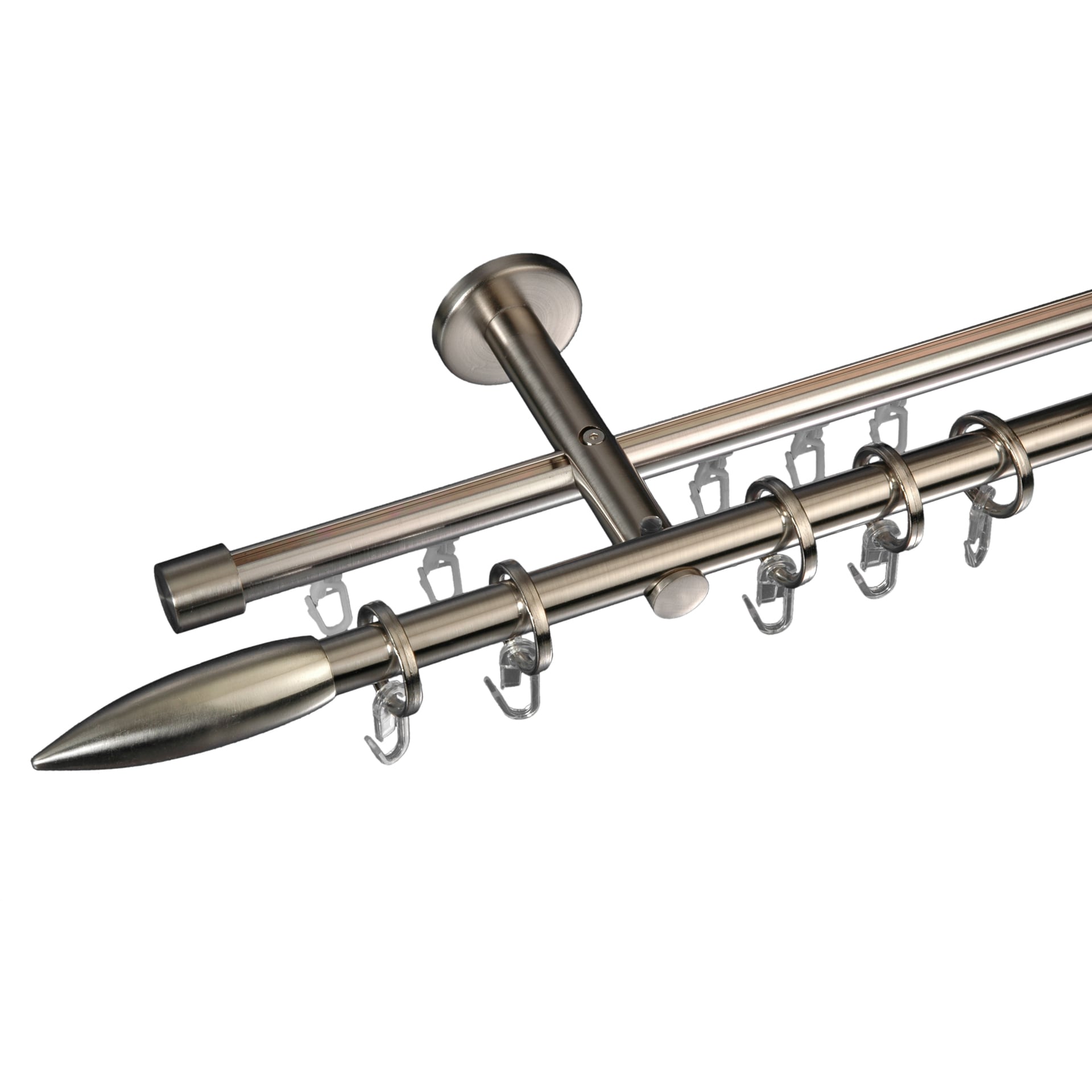 Gardinenstange Bullet 16 mm Stilgarnitur Innenlauf 1 Gardinenstange Bullet 16 mm Stilgarnitur Innenlauf