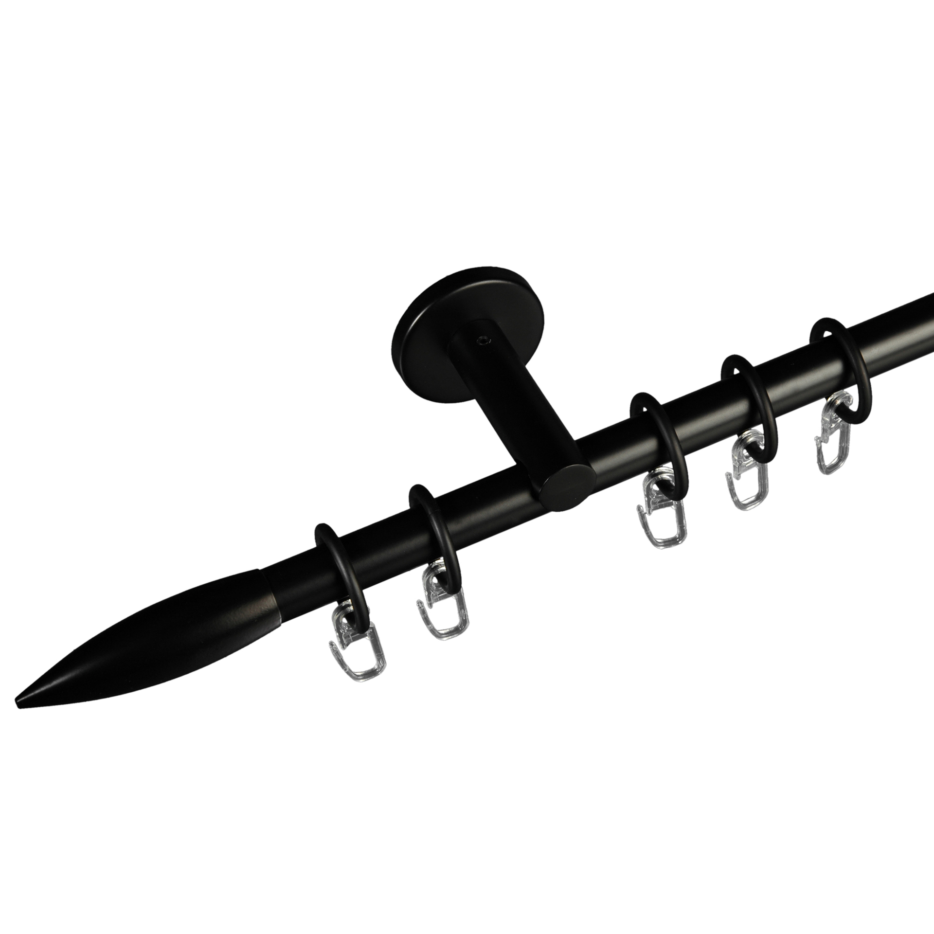 Gardinenstange Bullet 16 mm Stilgarnitur 1 Gardinenstange Bullet 16 mm Stilgarnitur