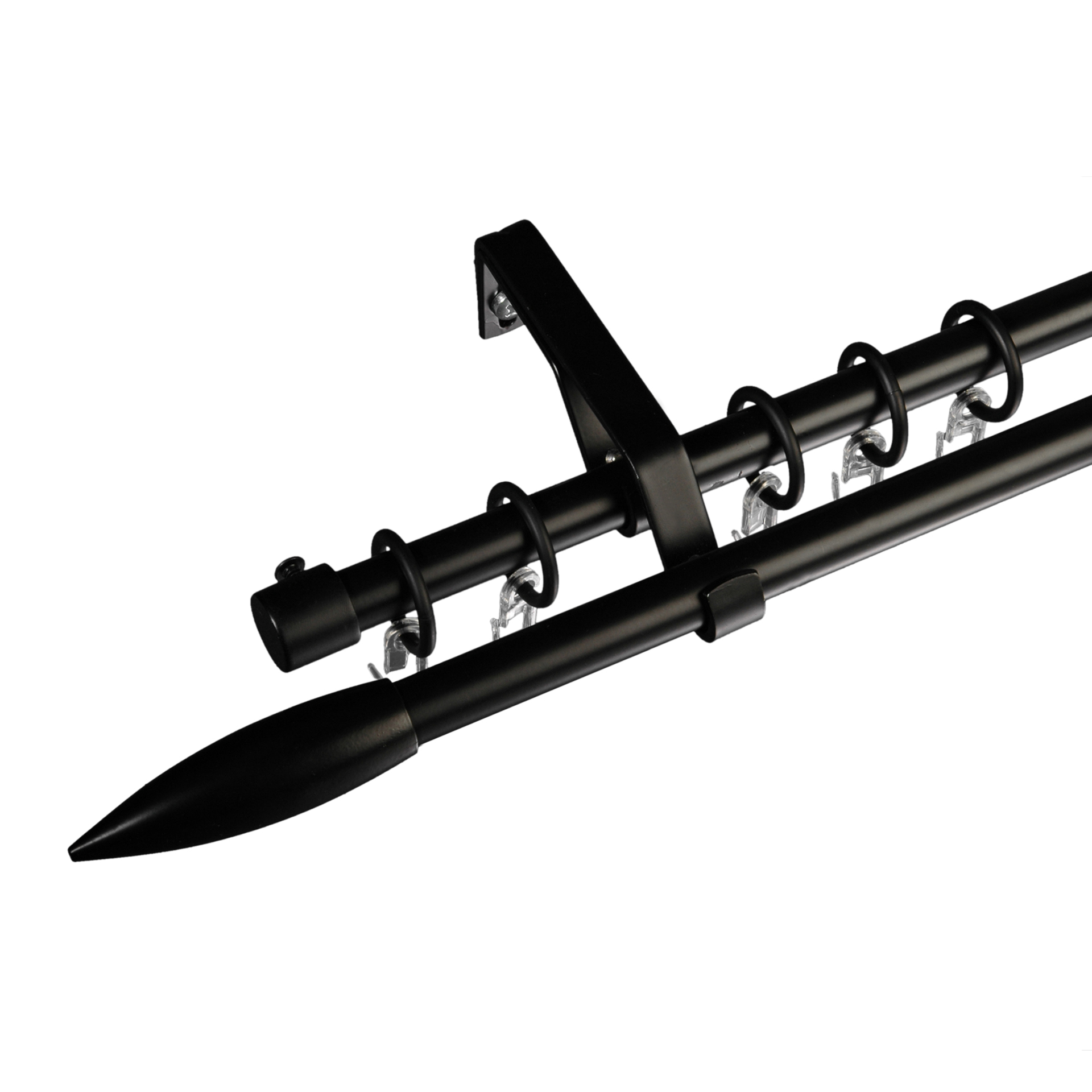 Gardinenstange Bullet 16 mm Stilgarnitur 1 Gardinenstange Bullet 16 mm Stilgarnitur