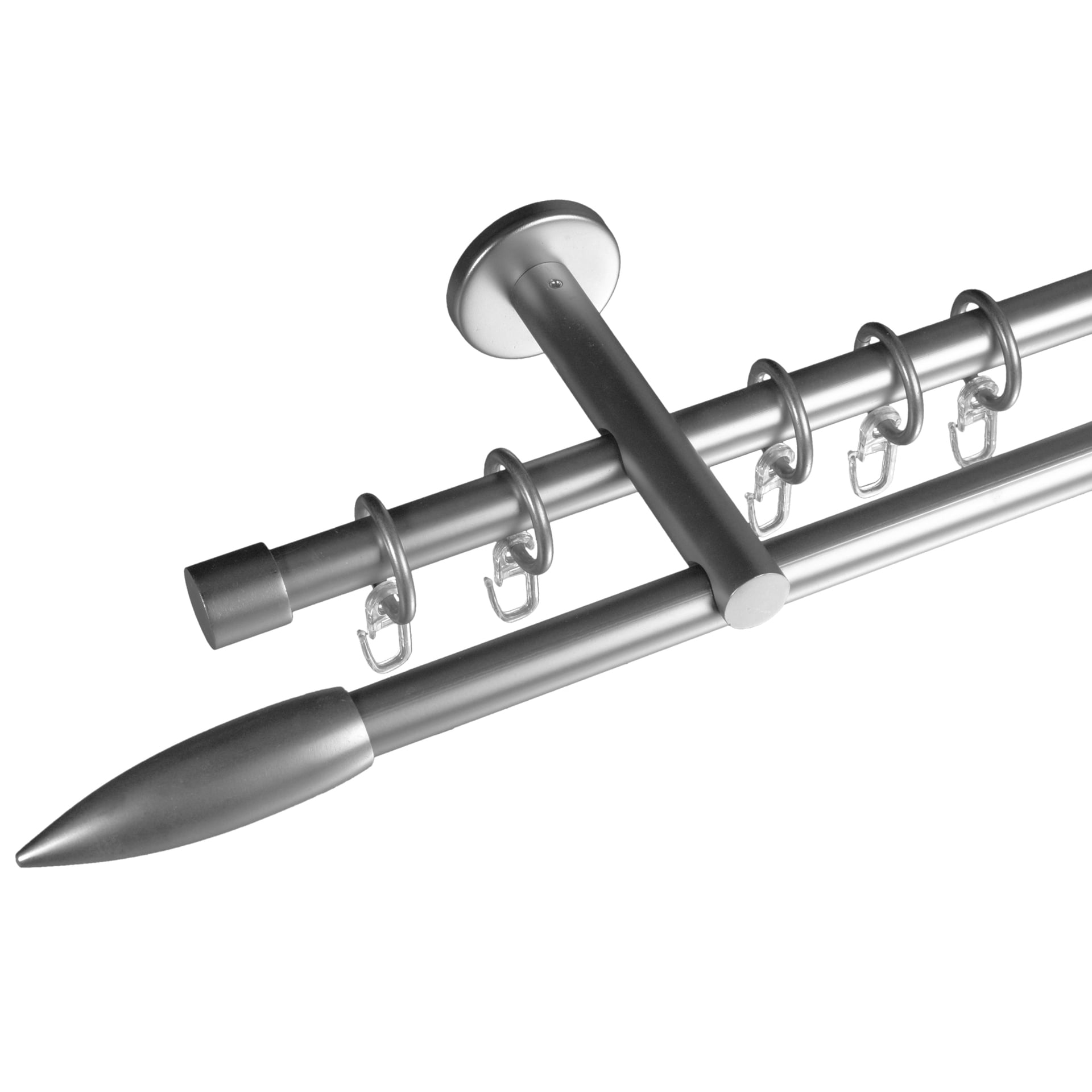 Gardinenstange Bullet 16 mm Stilgarnitur 1 Gardinenstange Bullet 16 mm Stilgarnitur