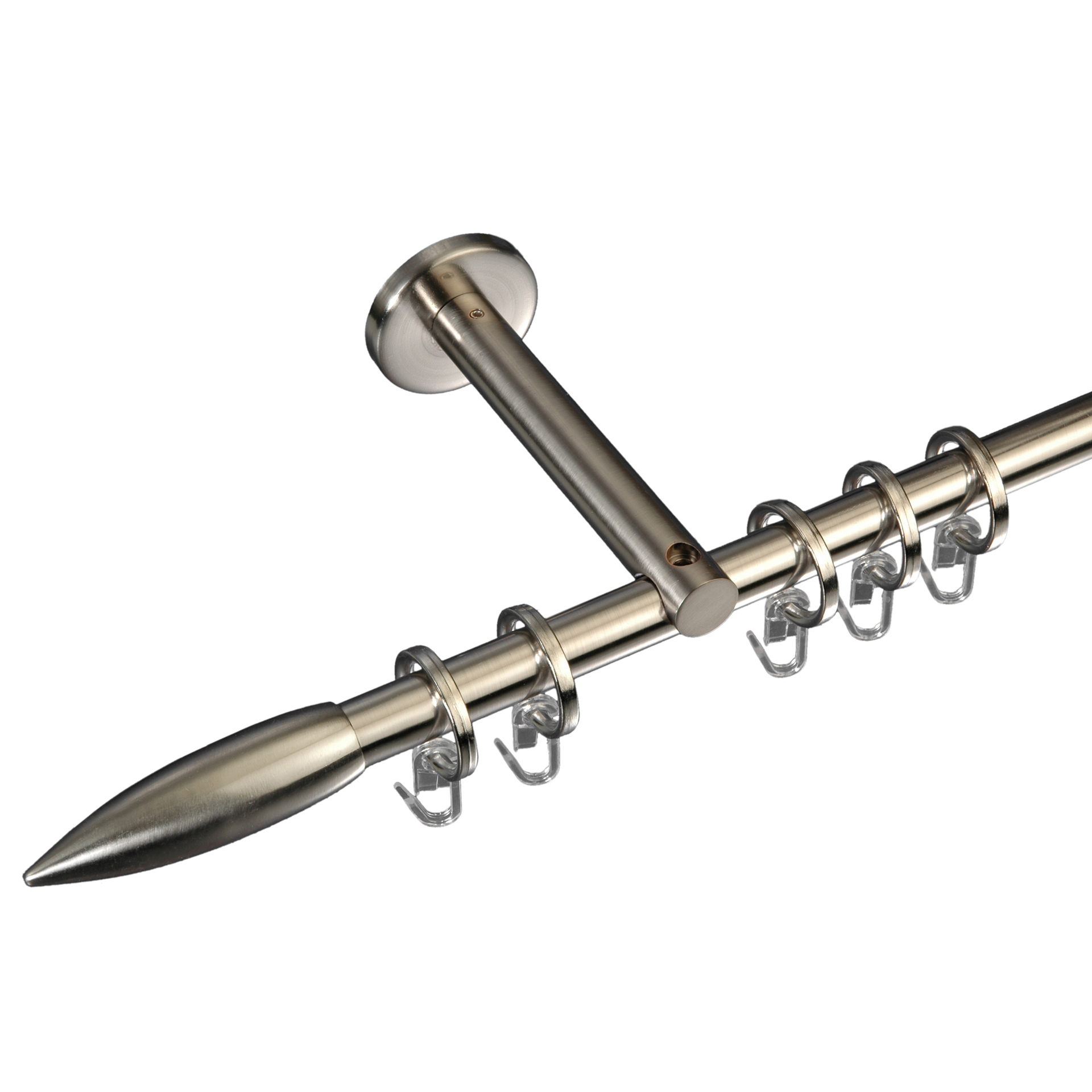 Gardinenstange Bullet 16 mm Stilgarnitur Innenlauf 1 Gardinenstange Bullet 16 mm Stilgarnitur Innenlauf