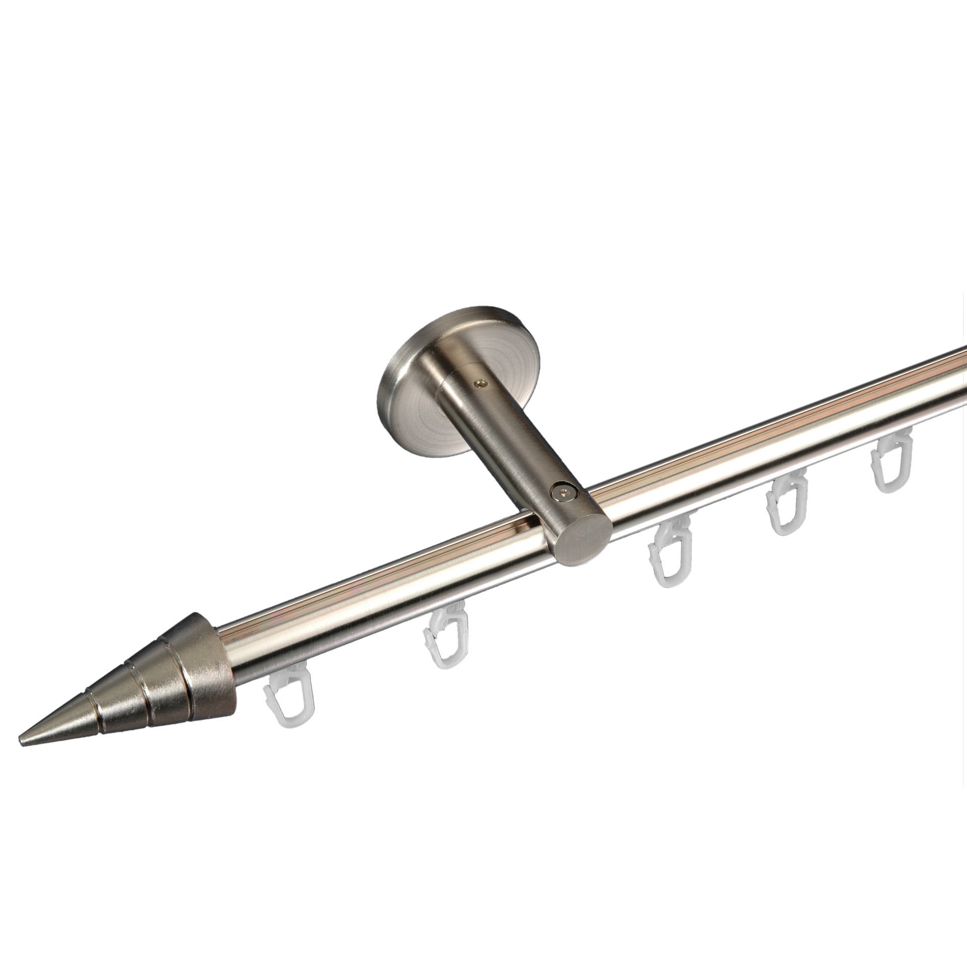 Gardinenstange Kegel mit Rille 16 mm Stilgarnitur Innenlauf 1 Gardinenstange Kegel mit Rille 16 mm Stilgarnitur Innenlauf