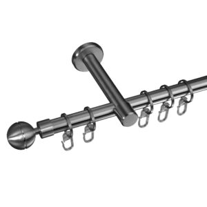 Gardinenstange Kugel 16 mm Stilgarnitur aus Edelstahl