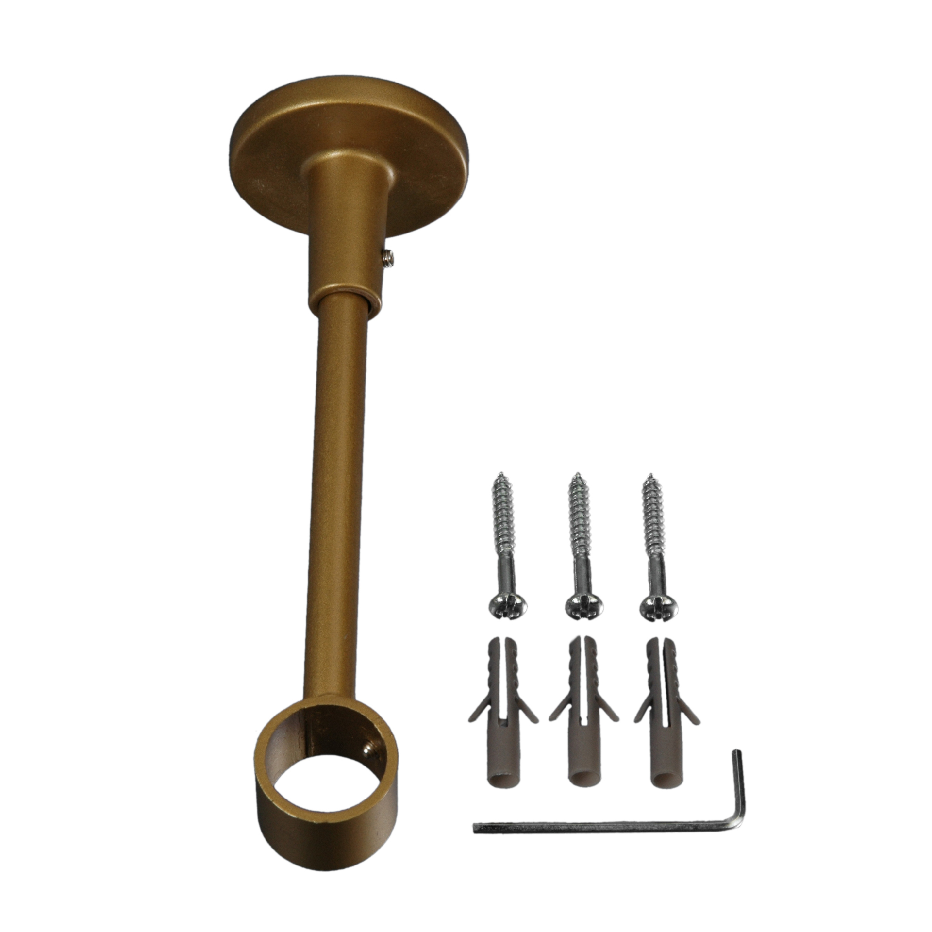 Träger geschlossen für Gardinenstangen 14cm, einläufig, 1 Stück 1 Träger geschlossen für Gardinenstangen 14cm, einläufig, 1 Stück