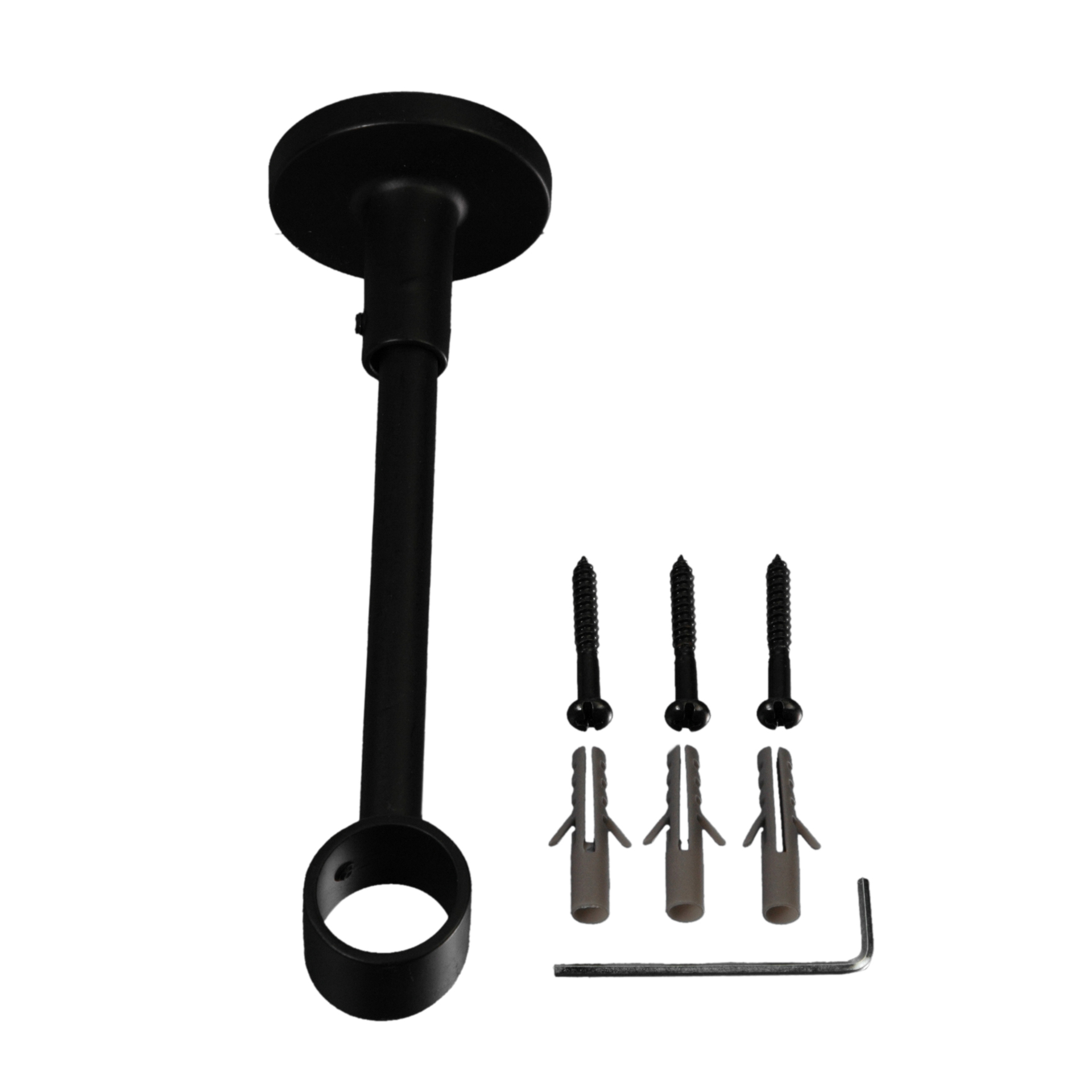 Träger geschlossen für Gardinenstangen 14cm, einläufig, 1 Stück 1 Träger geschlossen für Gardinenstangen 14cm, einläufig, 1 Stück