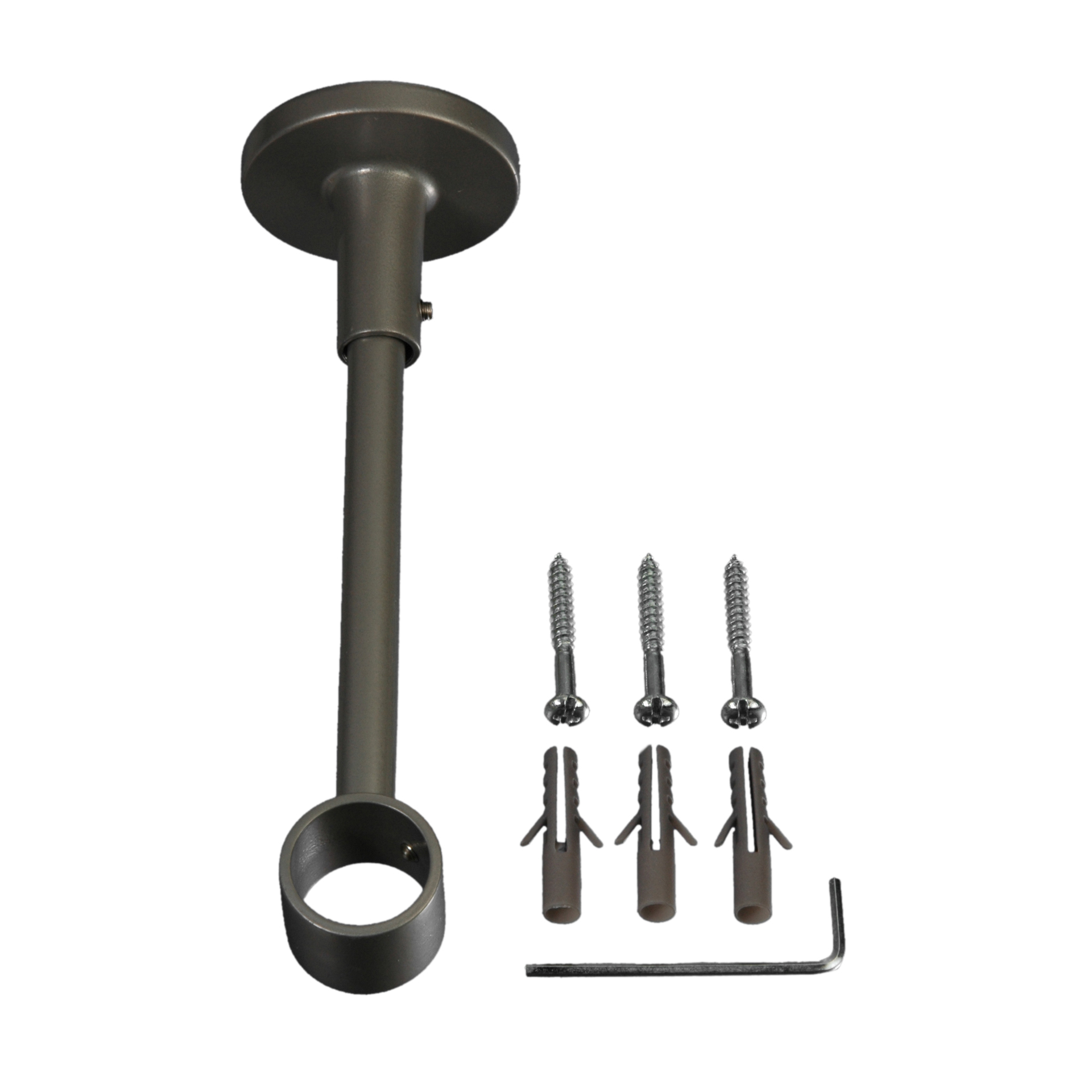 Träger geschlossen für Gardinenstangen 14cm, einläufig, 1 Stück 1 Träger geschlossen für Gardinenstangen 14cm, einläufig, 1 Stück