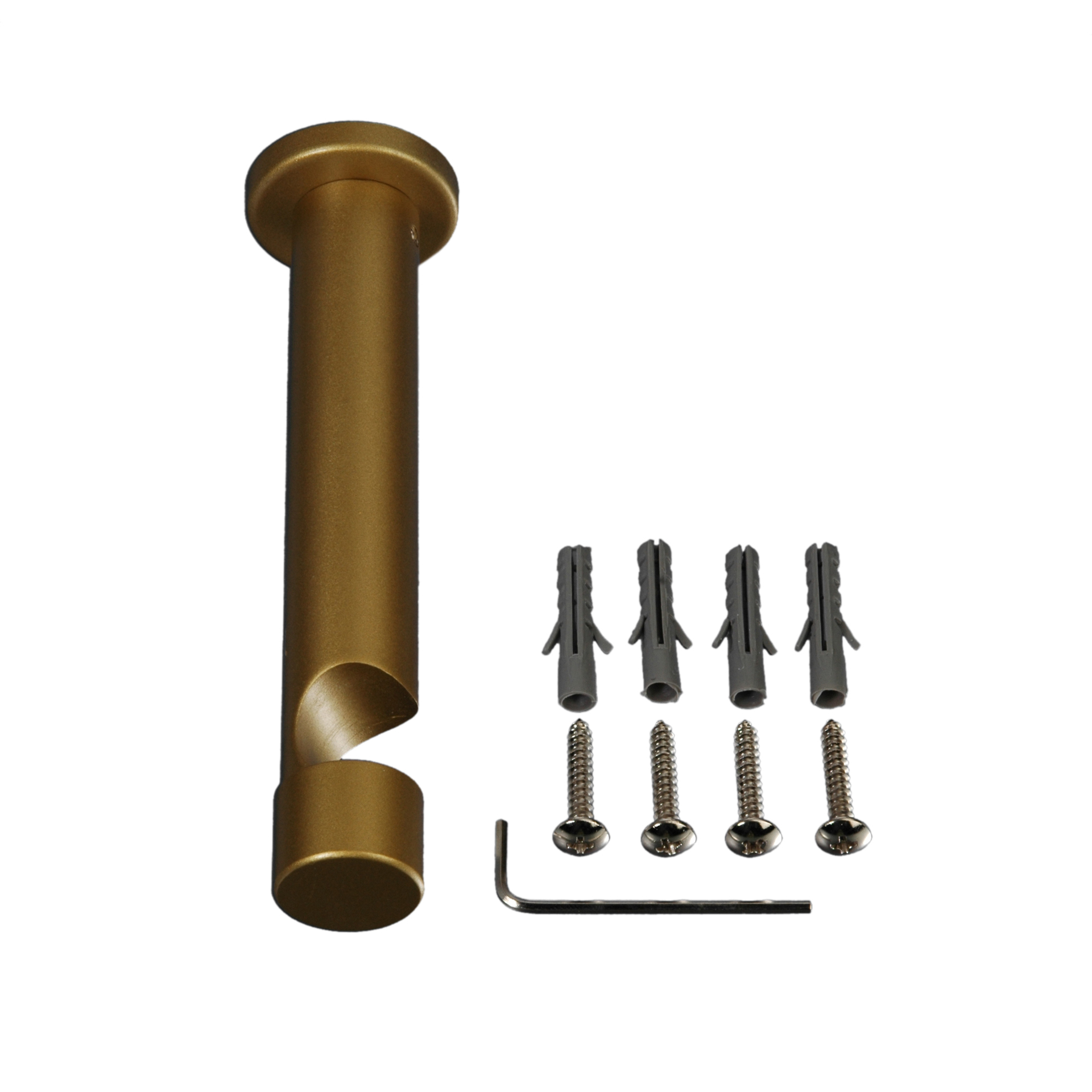 Träger für Gardinenstangen 12,5 cm mit Schraubkappe Power 1 Träger für Gardinenstangen 12,5 cm mit Schraubkappe Power
