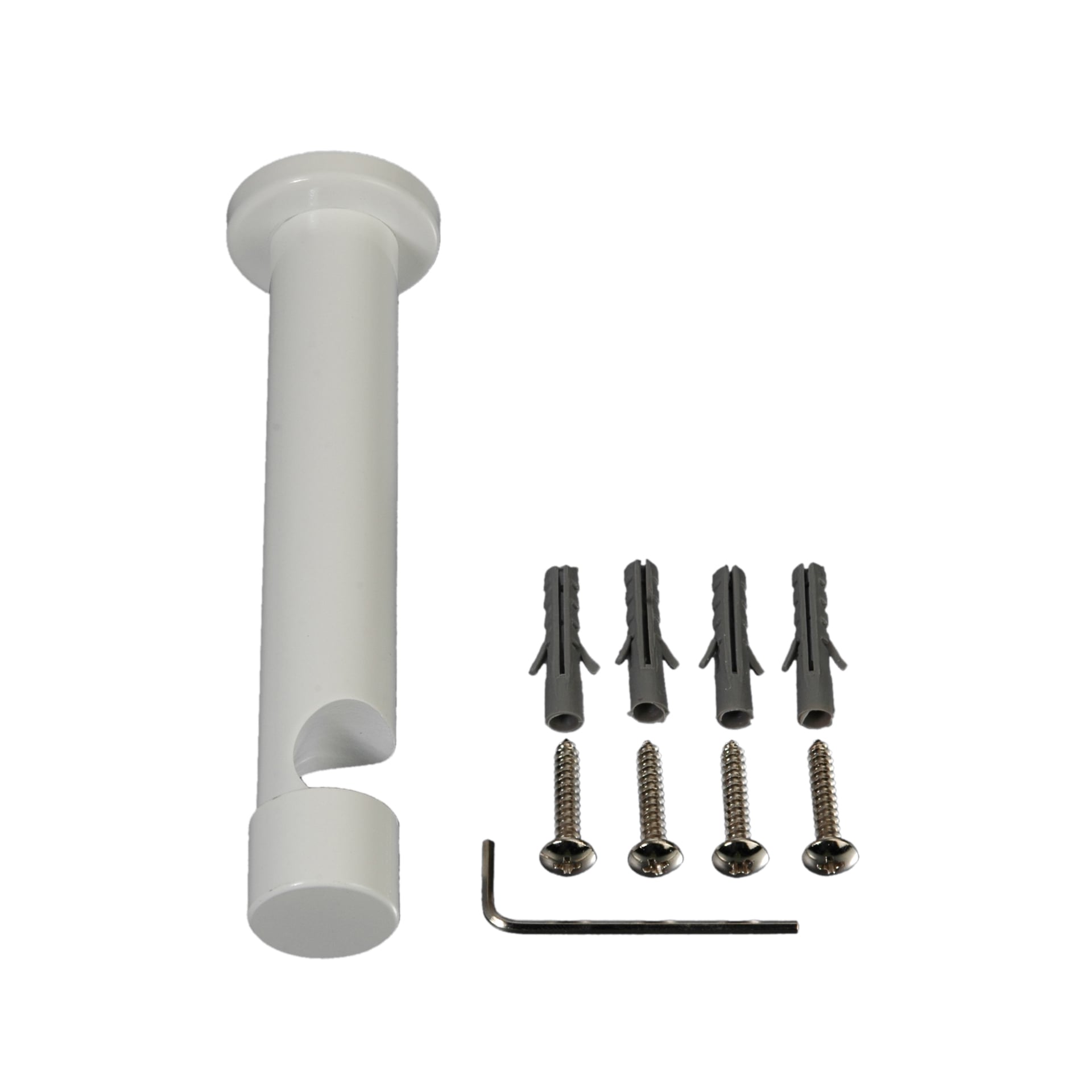 Träger für Gardinenstangen 12,5 cm mit Schraubkappe Power 1 Träger für Gardinenstangen 12,5 cm mit Schraubkappe Power