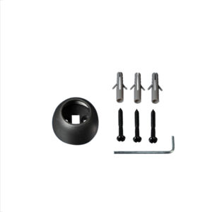 Wandlager Ø20mm für Gardinenstangen Lance, anthrazit
