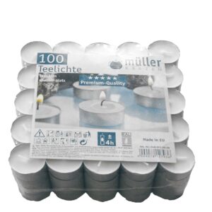 Teelicht weiss 100er Pack
