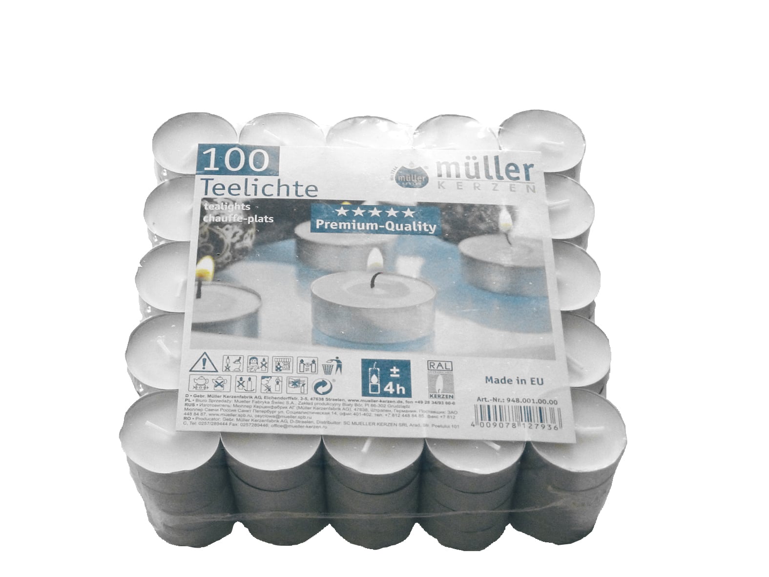 Teelicht weiss 100er Pack 1 Teelicht weiss 100er Pack