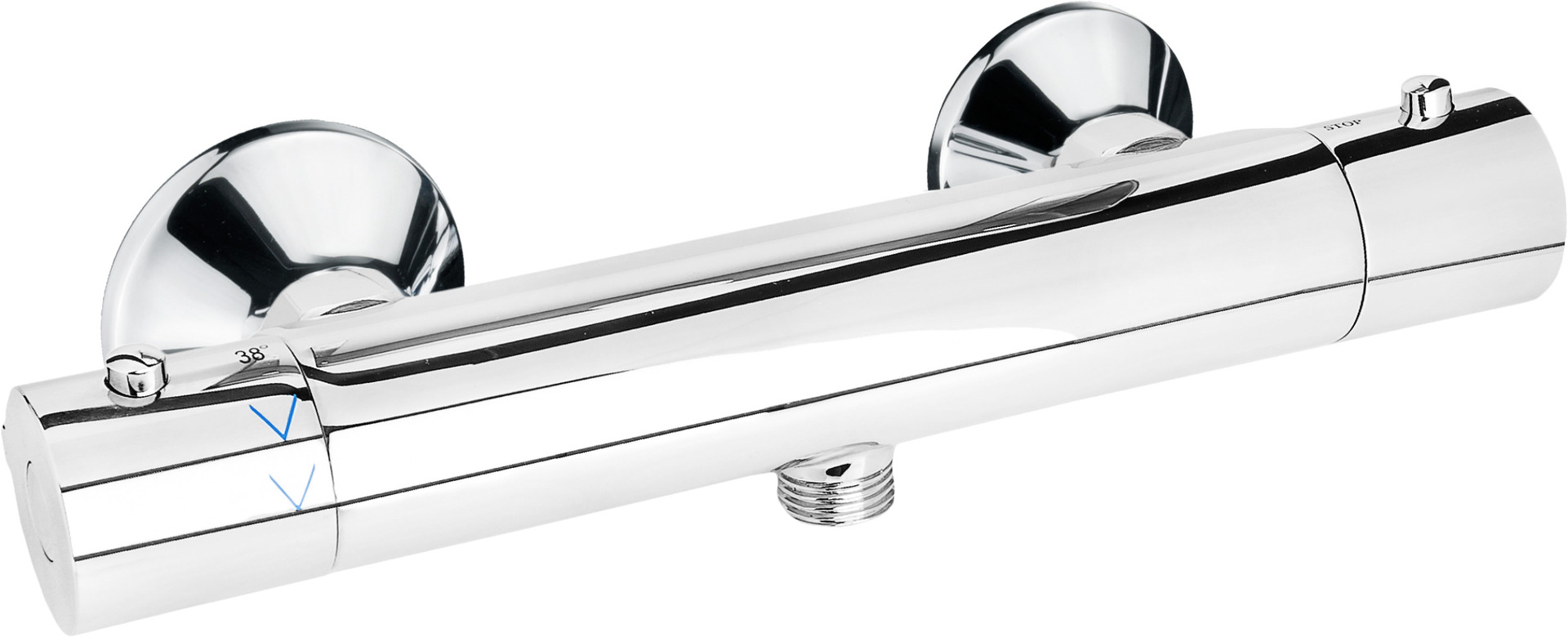 MURCIA Brause-Thermostat Armatur chrom 1 MURCIA Brause-Thermostat Armatur chrom
