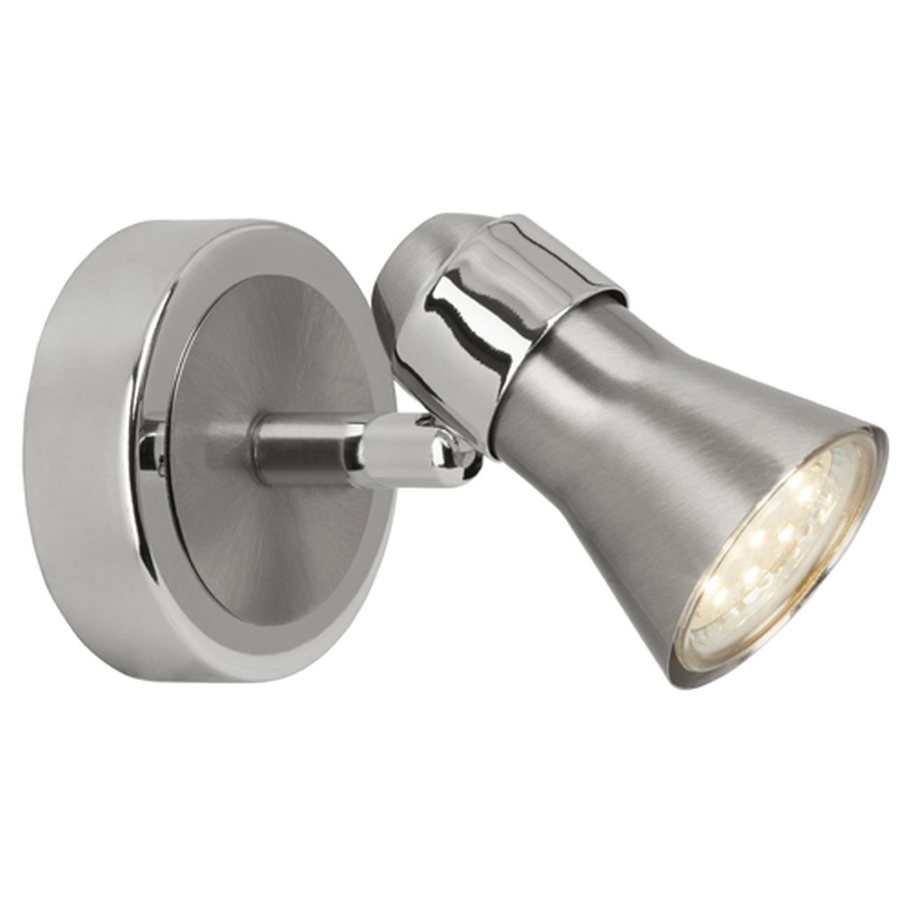 Sanny Wandleuchte 1-flammig eisen-chrom 1 Sanny Wandleuchte 1-flammig eisen-chrom