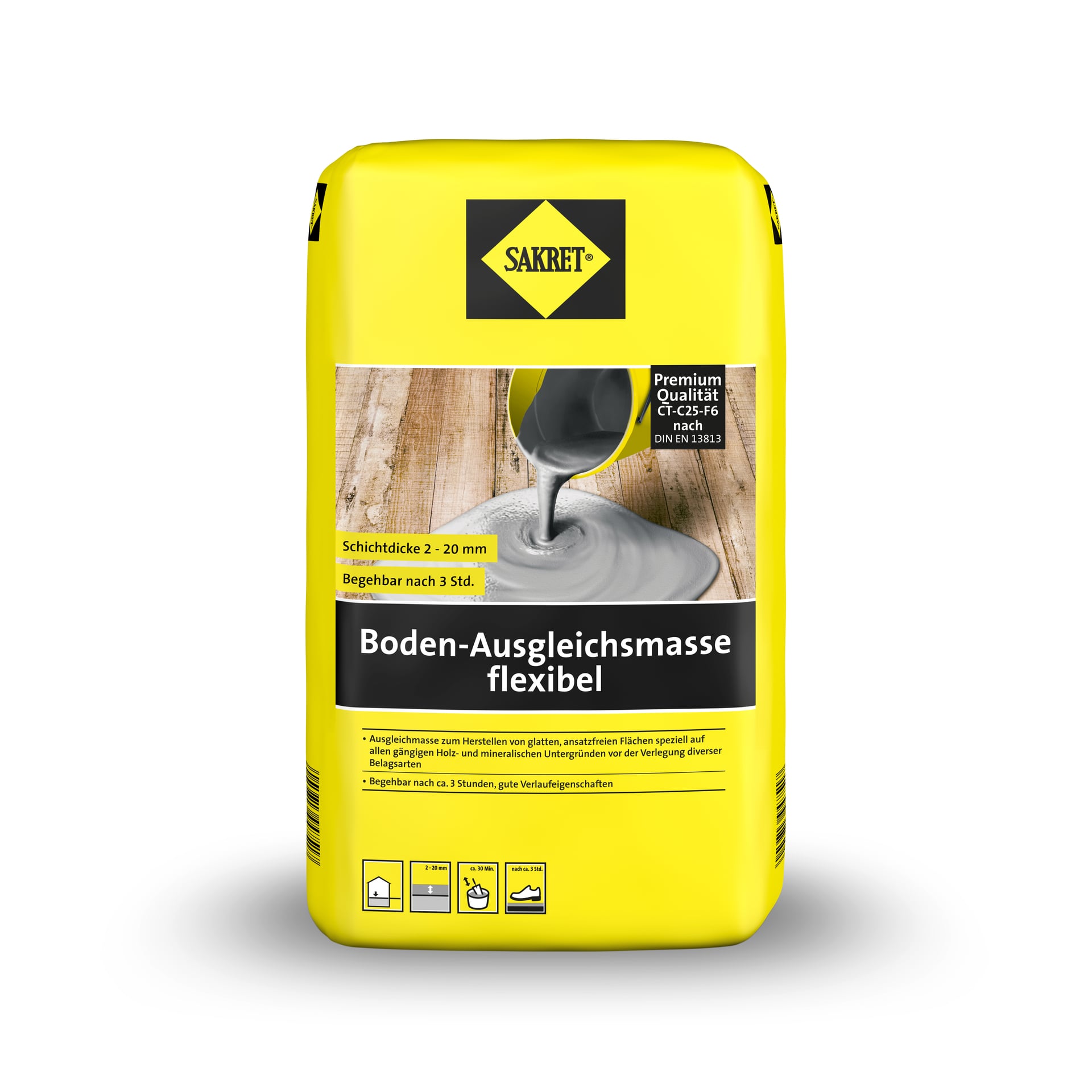 Boden-Ausgleichsmasse flexibel 1 Boden-Ausgleichsmasse flexibel