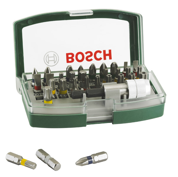 Schrauberbit-Set mit Farbcodierung, 32-teilig 1 Schrauberbit-Set mit Farbcodierung, 32-teilig