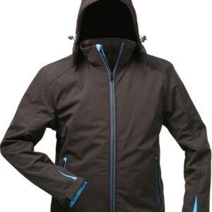 Jacke,Softshell m. KapuzeGr. S, schwarz