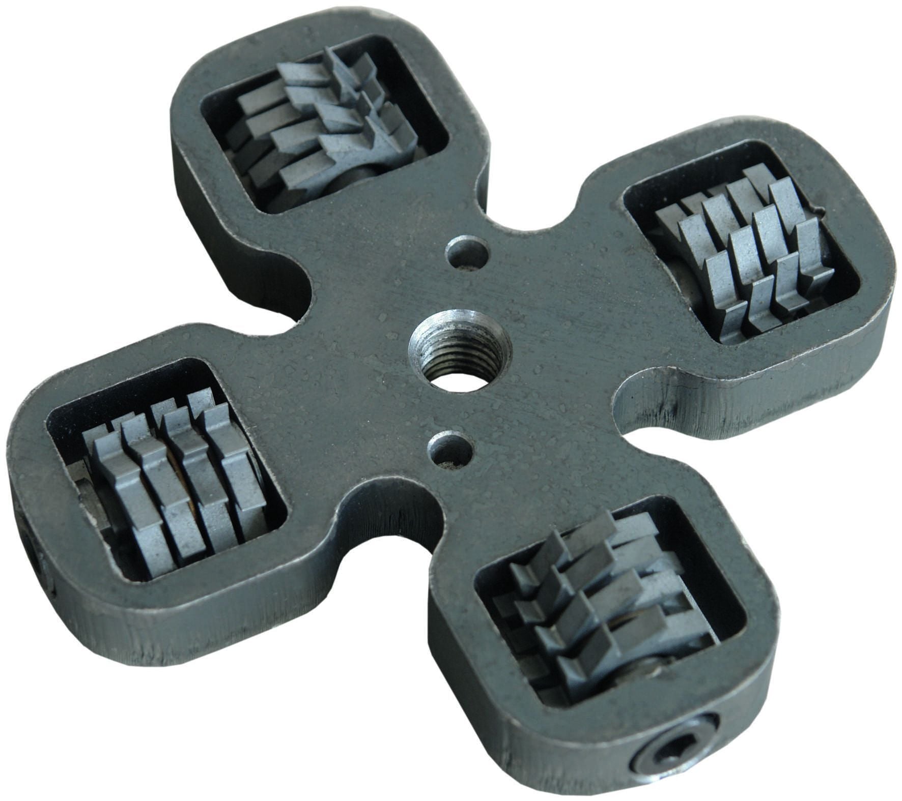 Drehkreuz mit 16 Frässternen 1 Drehkreuz mit 16 Frässternen