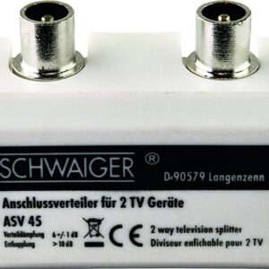Schwaiger Steck-Anschlußverteiler für 2 FS
