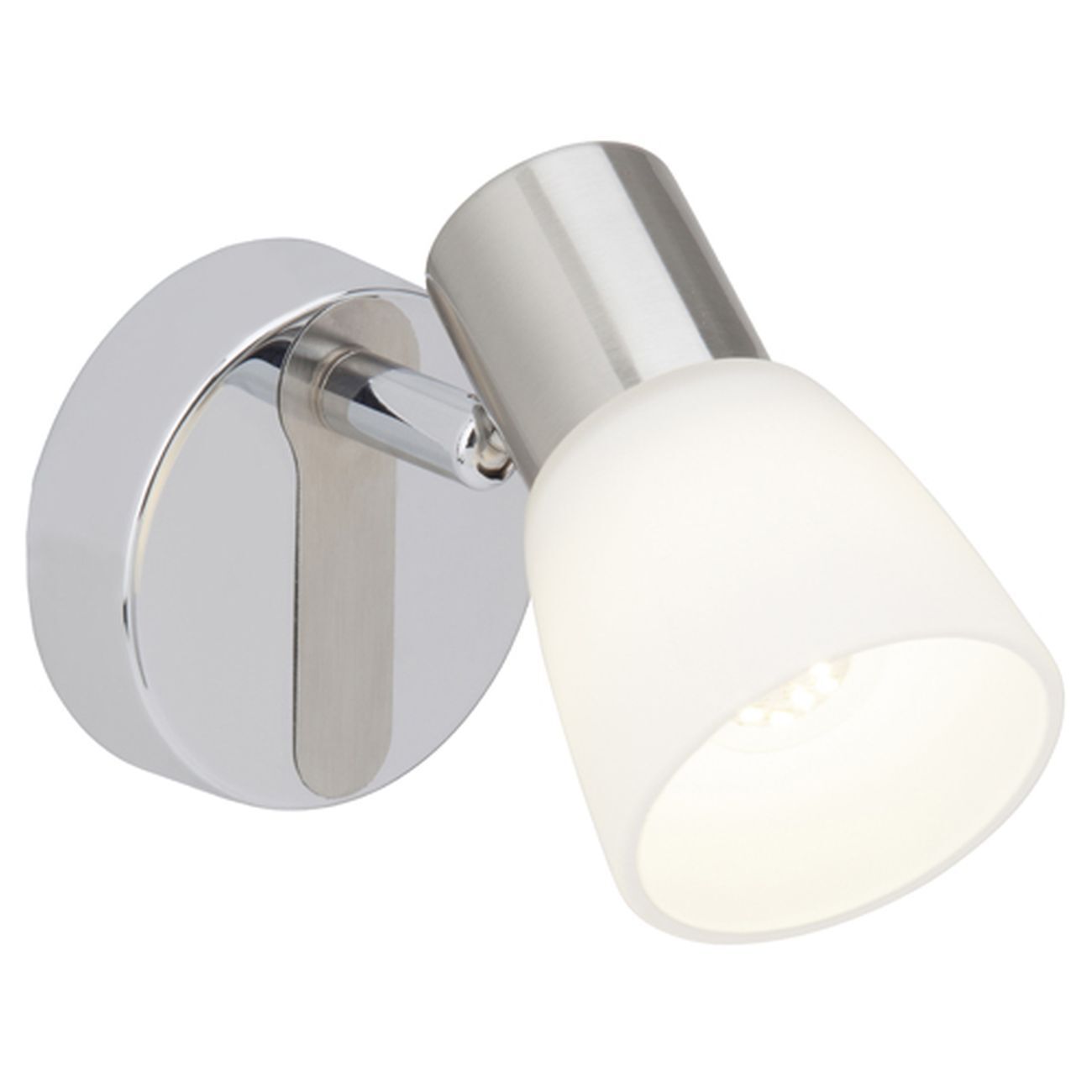 Janna Wandleuchte Led Eisen-Chrom 1 Janna Wandleuchte Led Eisen-Chrom