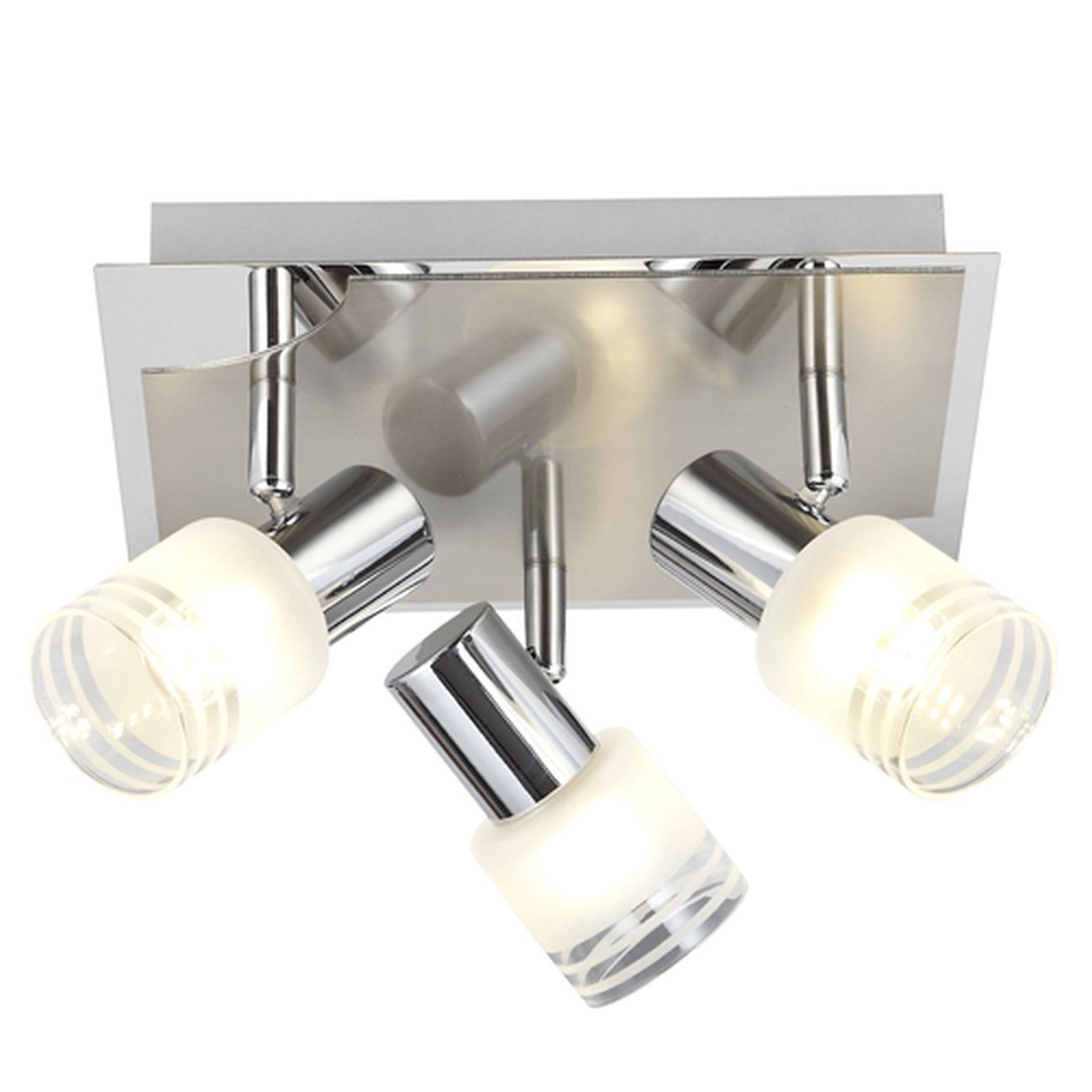 Lea Deckenleuchte Rondell Led Eisen-Chrom 1 Lea Deckenleuchte Rondell Led Eisen-Chrom