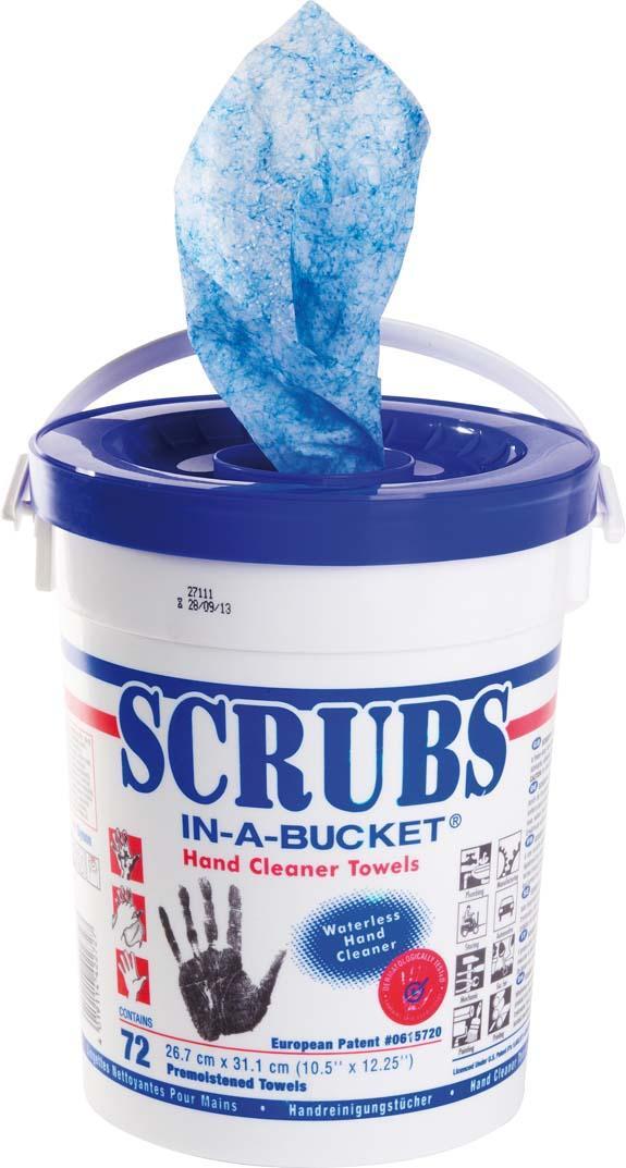 Scrubs-Reinigungstücher Eimer mit 72 Tücher 1 Scrubs-Reinigungstücher Eimer mit 72 Tücher