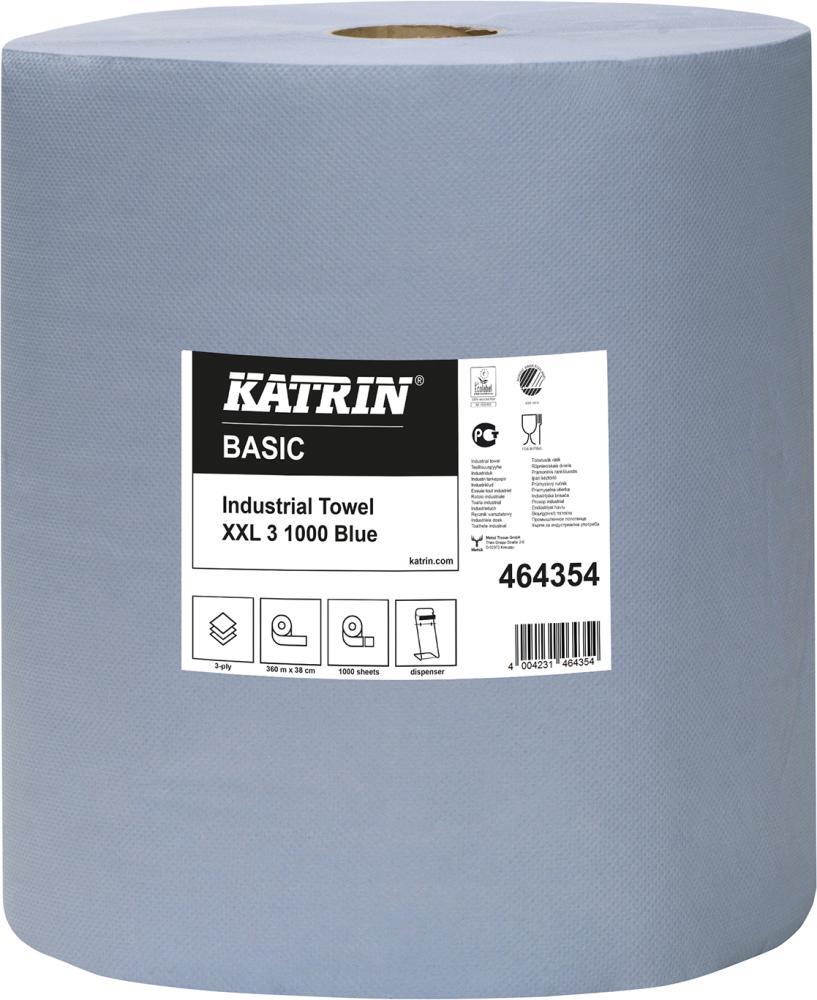 K-Rolle blau 3-lagig 38x36cm 1000 Blatt 1 K-Rolle blau 3-lagig 38x36cm 1000 Blatt