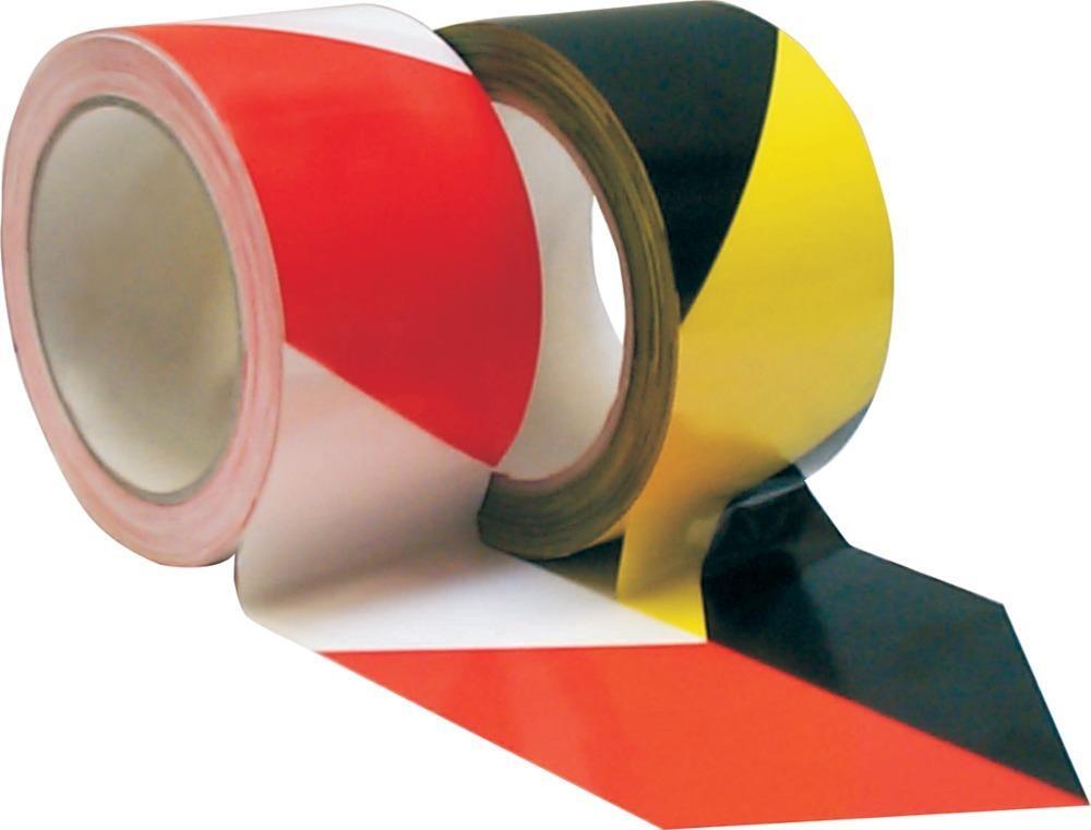 Warnmarkierungsband PVC selbstklebend 60mmx66m gelb/schwarz 1 Warnmarkierungsband PVC selbstklebend 60mmx66m gelb/schwarz