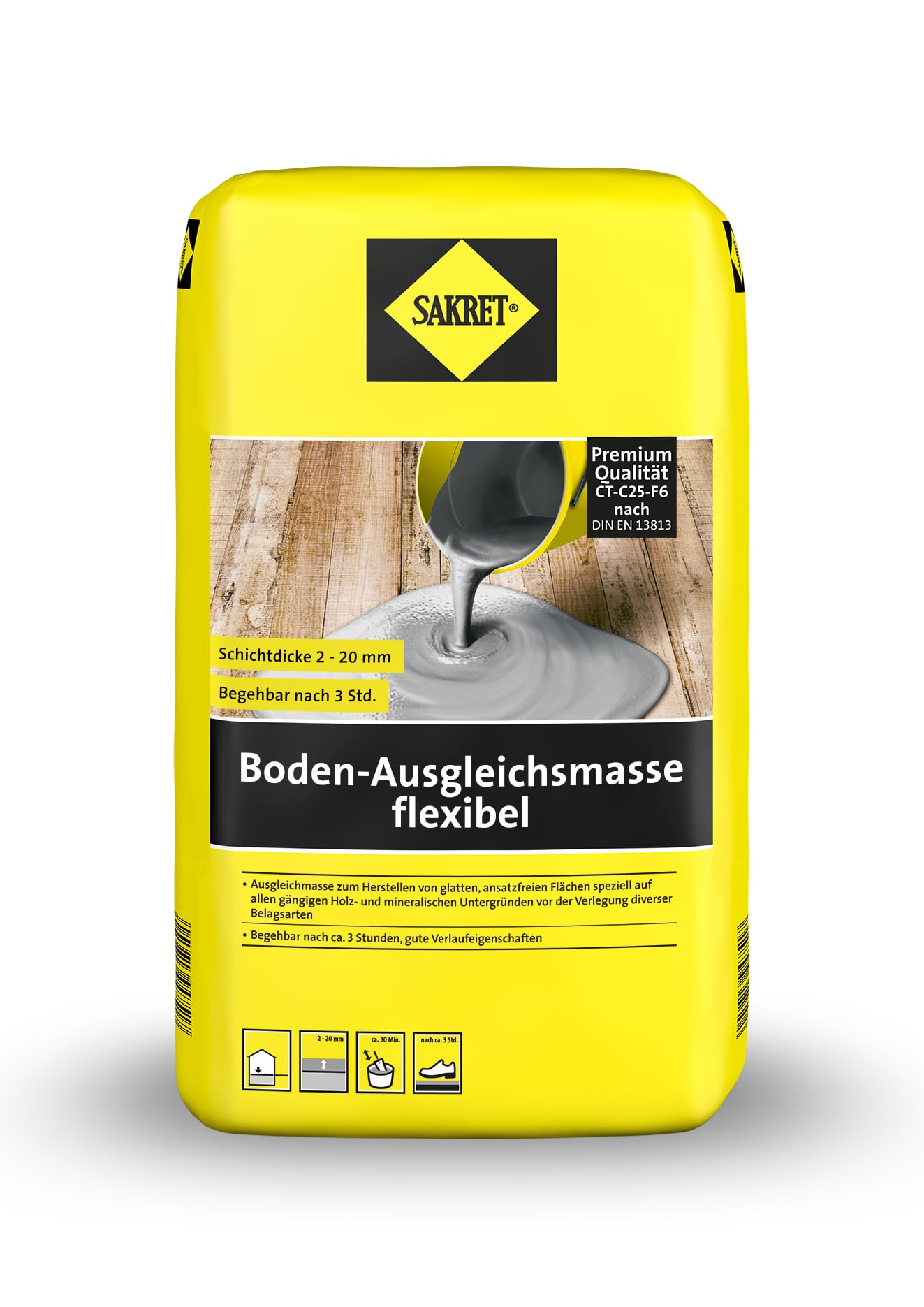 Boden-Ausgleichsmasse flexibel 1 Boden-Ausgleichsmasse flexibel