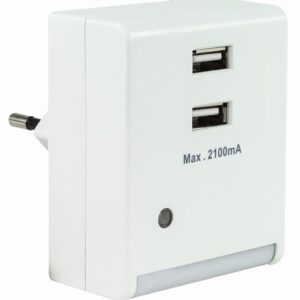 Nachtlicht LED mit USB-Ladeggerät