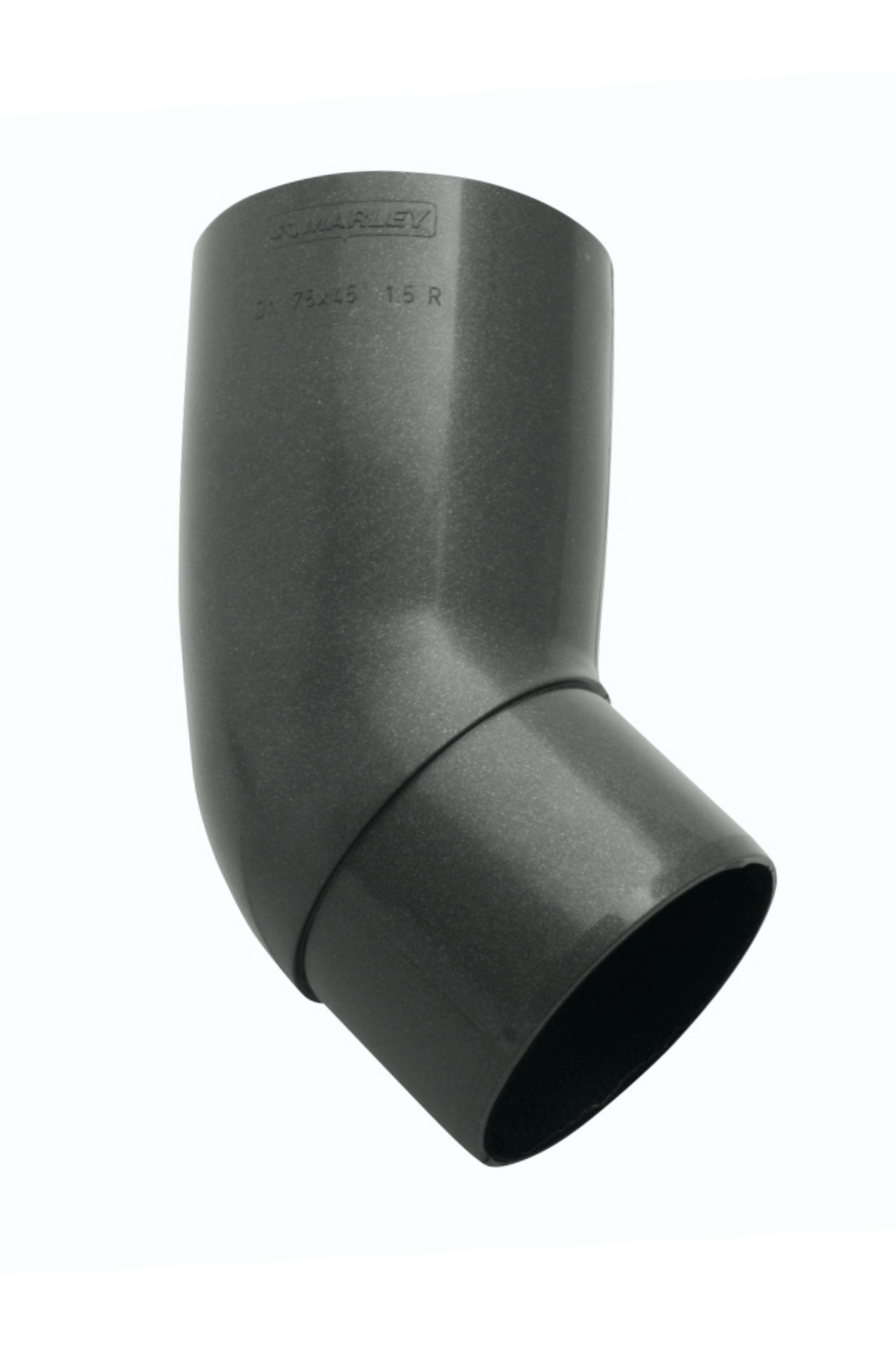 Rohrbogen, anthrazit-metallic 1 Rohrbogen, anthrazit-metallic