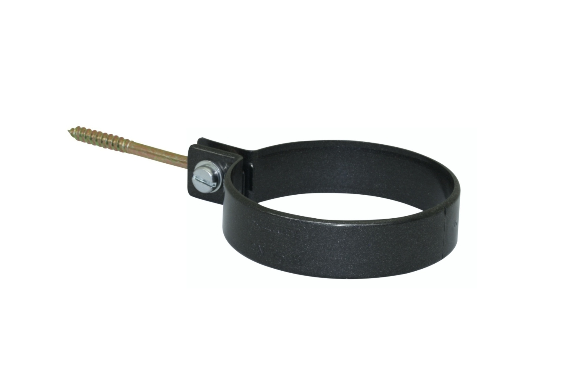 Rohrschelle mit Ringschraube, 2 Stück, anthrazit-metallic 1 Rohrschelle mit Ringschraube, 2 Stück, anthrazit-metallic